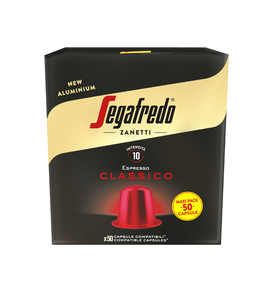 Segafredo Zanetti - Classico Coffee Aluminum Capsule (Nespresso® Compatible) (50pcs)